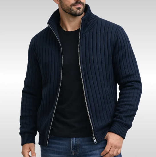 ELEGANTE GILET CLASSICO CON ZIP